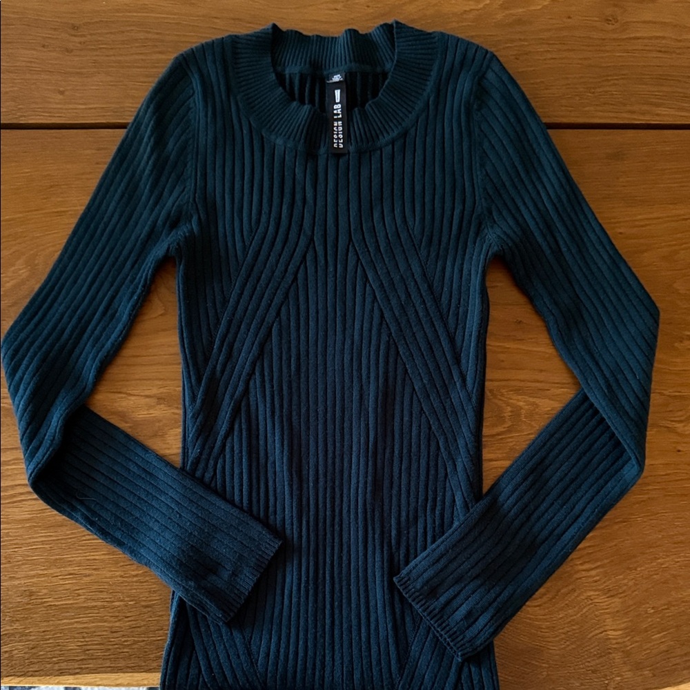 EVERYTHING $10: Lord & Taylor Women's Ribbed Knit Dress in Dark Blue